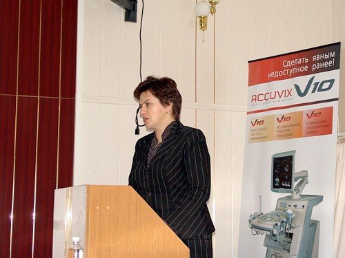 Самойлова Алла Владимировна - на открытии конференции врачей УЗД в Чебоксарах