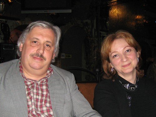 Профессор Митьков В.В. и доктор Роза Батаева - ISUOG, Санкт-Петербург, 2008 г.