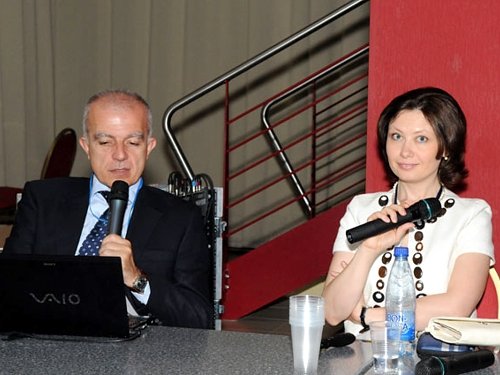 Профессор Дарио Паладини (Италия) и доктор Синьковская Е.С. (Россия)