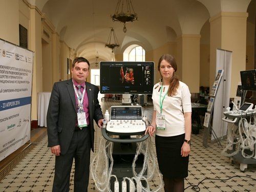 УЗ-сканер UGEO-WS80 на выставочном стенде компании «Медиэйс»