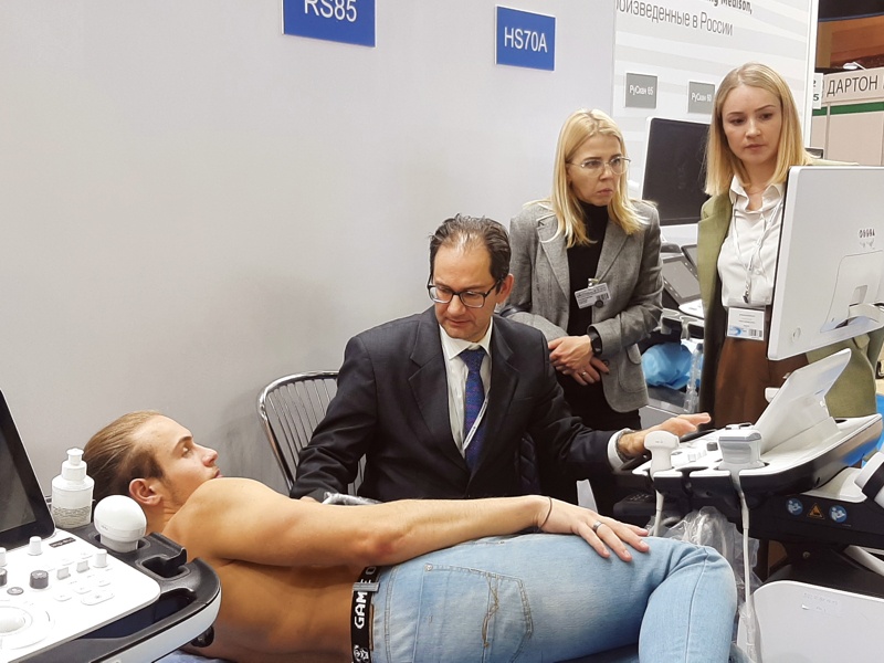 УЗ сканер RS85 - демонстрация возможностей аппарата на пациенте (мастер-класс проводит врач-консультант Антон Анисимов) 