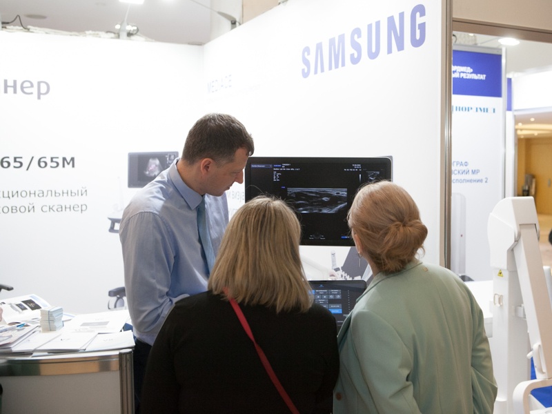 Евгений Александрович Семерня - демонстрация возможностей УЗ сканера V7 (Samsung Medison)