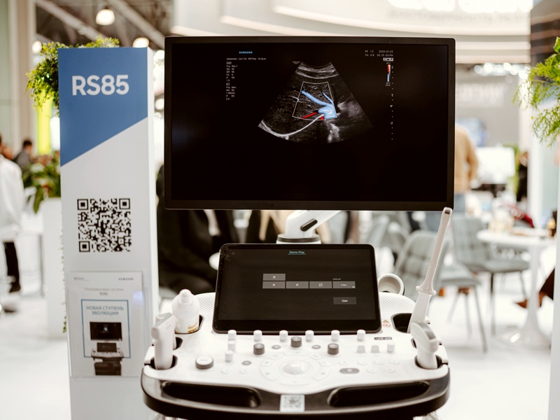 УЗ сканер Samsung RS85 на выставке «Здравоохранение 2025»